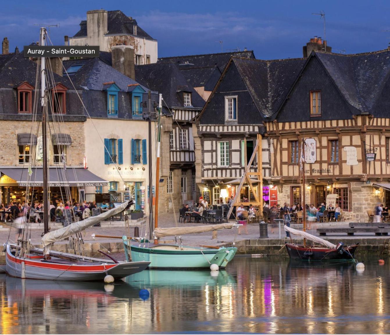 Rare - En Plein Milieu Du Port De St Goustan A Auray- Grand T2 - 50M2 -Belle Terrasse Apartment Exterior photo